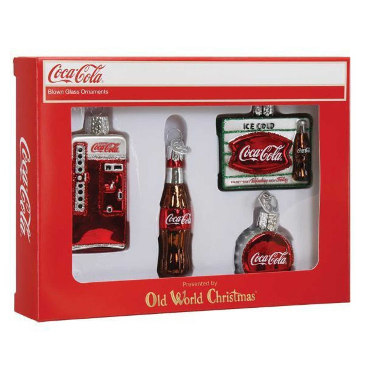 Old World Christmas Coca Cola Mini Diner Set - - SBKGifts.com