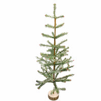 (53831) Christmas Feather Tree Large, 48.00 Inch, Wood Berries Green Bb3054lg