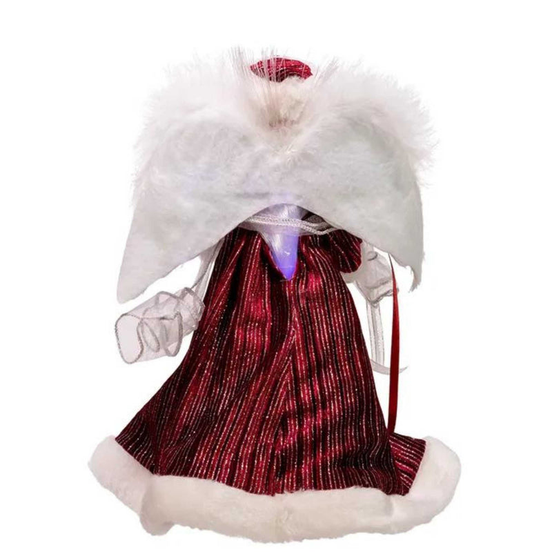 Christmas Fiber Optic Led Angel Tree Top - - SBKGifts.com