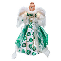 (53895) Tree Topper Finial Irish Angel Treetop, 16.75 Inch, Ul2226