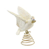 (53908) Cody Foster Peace On Earth Dove Tree Topper, 10.00 Inch, Bird White Gold Po2093