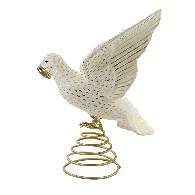 Cody Foster Peace On Earth Dove Tree Topper - - SBKGifts.com