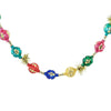 (53933) Cody Foster Vintage Dotted Garland, 86.00 Inch, Bright Hanging Multicolored Cd1609b