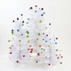 (53934) Cody Foster White Retro Tree Set/3, 13.00 Inch, Christmas Vintage Set Of 3 Multicolored Cd1632w