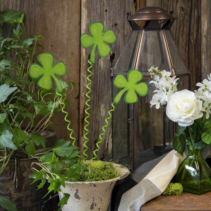 Home & Garden Shamrock Trio Stake - - SBKGifts.com