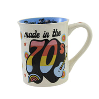 (54027) Tabletop Made In The 70'S Mug, 4.25 Inch, Happy Birthday 6010053