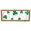 (54073) Saint Patricks Cheers Cutout Wall Plaque, 6.25 Inch, Irish Clover 70080A