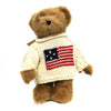 (5407) Boyds Bears Plush Sturbridge Q Patriot, 8.00 Inch, Patriotic Bear Flag 91524