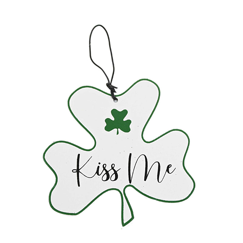 Holiday Ornament Metal Irish Clover - - SBKGifts.com