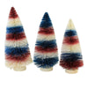 Bethany Lowe Americana Striped Bottle Brush - - SBKGifts.com