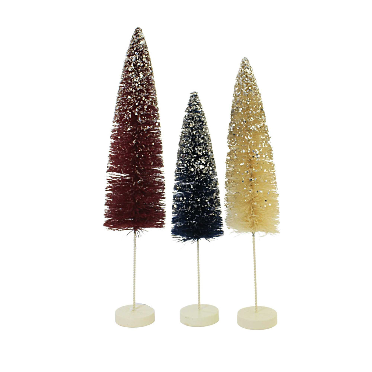 Bethany Lowe Firework Bottle Brush Trees - - SBKGifts.com