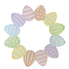 (54235) Easter Spring Rainbow Wreath, 16.00 Inch, Glittered Rl1705