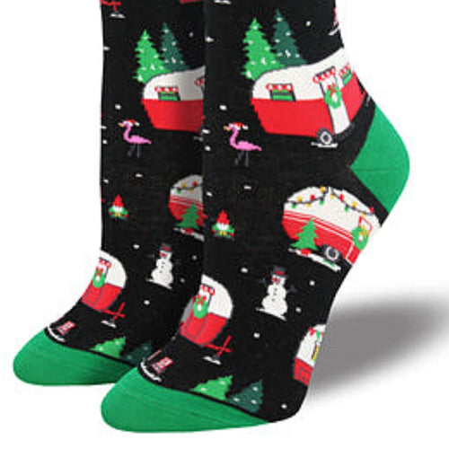 Novelty Socks Christmas Campers - - SBKGifts.com