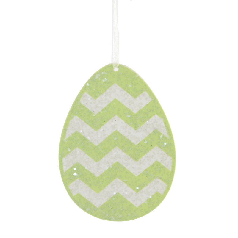 (54280) Bethany Lowe Spring Rainbow Egg Ornament Set, 3.50 Inch, Glitered Easter Rl1707