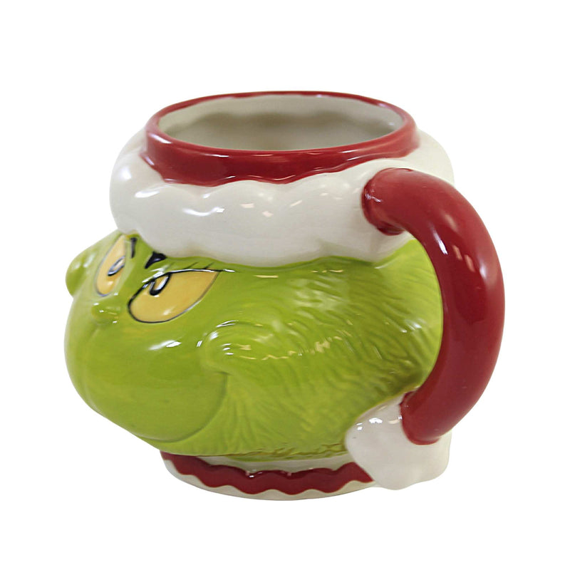 Santa Grinch Sculpted Mug