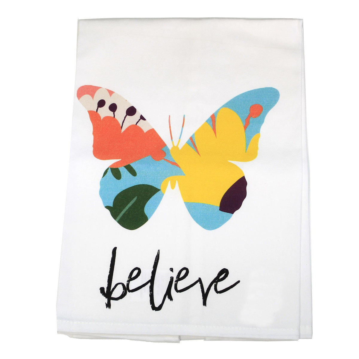 Decorative Towel Butterfly/Floral Tea Towel - - SBKGifts.com