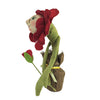 Joe Spencer Poppy Sunflower Cloth Figurine - - SBKGifts.com