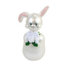 (54390) De Carlini Italian Ornaments Little White Bunny, 4.25 Inch, Ornament Baptism Communion Holy A28991