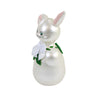 De Carlini Italian Ornaments Little White Bunny - - SBKGifts.com