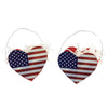 (54593) Bethany Lowe Heart Of America Ornament Set/2, 3.00 Inch, Patriotic Usa Decor Dimensional Tf1234