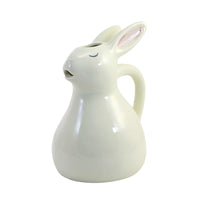 (Sec54616) Second Sale Bunny Pitcher, 6.75 Inch, Decorative Functional Easy Pour Seccn0071