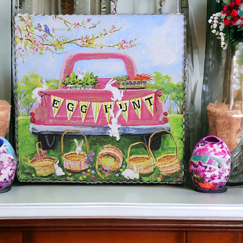 Round Top Collection Egg Hunt Print - - SBKGifts.com