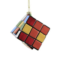 (54676) Holiday Ornament Puzzle Cube Ornament, 3.00 Inch, Toy Game Brain Christmas Go8088