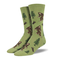 (54723) Novelty Socks Bigfoot, 16.00 Inch, Mens Crew Yeti Sasquatch Ssm1423