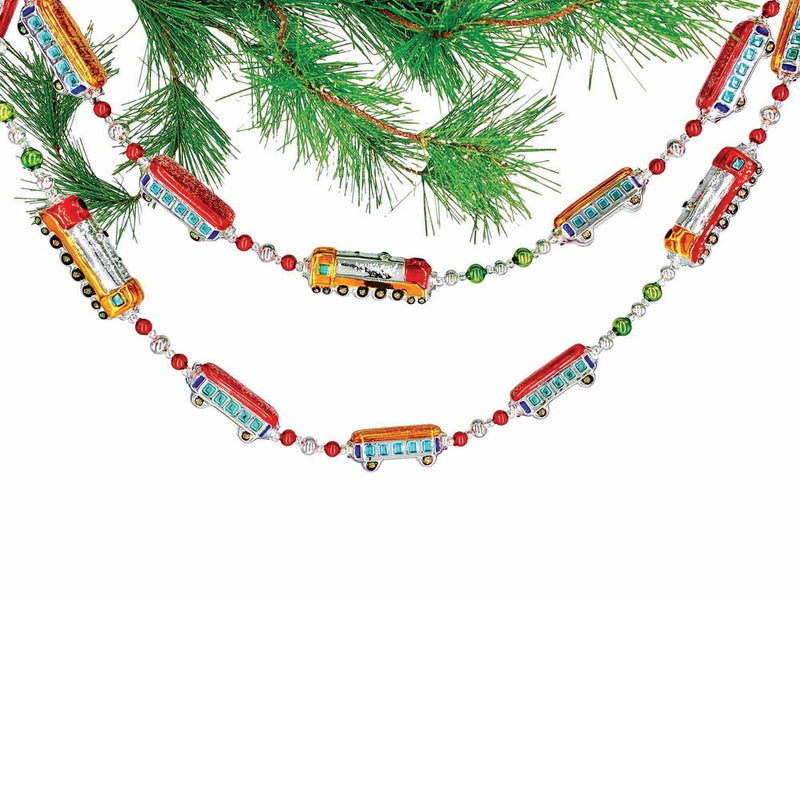 (Fub54842) Fixer Upper Bin Heartfully Yours Polar Zephyr Garland, 72.00 Inch, Christmas Tree Decoration 1079