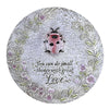 (54897) Home & Garden Ladybug Stepping Stone, 11.25 Inch, Yard Decor Flower Love 18368