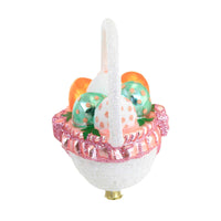 Morawski White Easter Basket Clip On - - SBKGifts.com