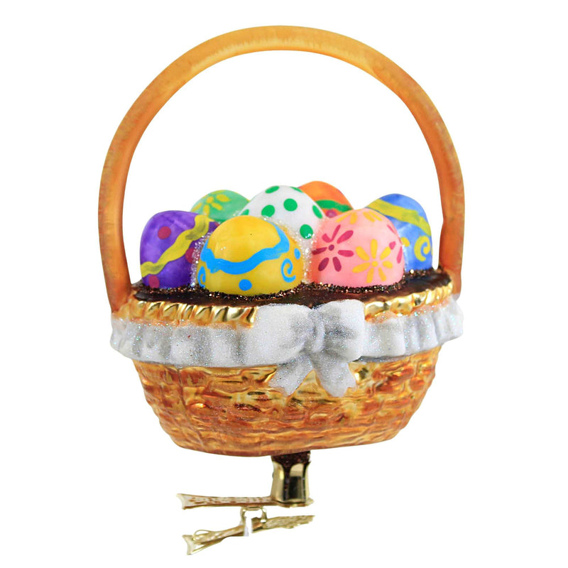 Morawski Brown Clip On Easter Basket - - SBKGifts.com