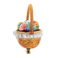 Morawski Brown Clip On Easter Basket - - SBKGifts.com