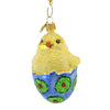 (54944) Morawski Easter Chickadee In Blue Egg, 4.00 Inch, Ornament Spring Decorated Chick 21372