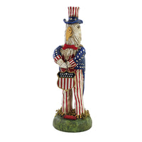 (54974) Charles Mcclenning Earl The Eagle, 11.00 Inch, Patriotic Flag Red White Blue 24194