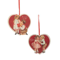 (55148) Valentine's Day Valentine Children Dummy Boards, 3.50 Inch, Retro Vintage Rl9789