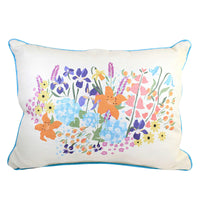 (55229) Home Decor Charming Spring  Floral  Pillow, 20.00 Inch, Spring Flowers Ste0678p