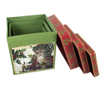 Christmas Holly Boxes Set/3 - - SBKGifts.com