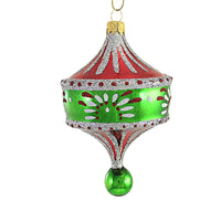 (55361) Sbk Gifts Holiday Green And Red Pendant Drop, 5.50 Inch, Ornament Christmas Ufo Sbk221015