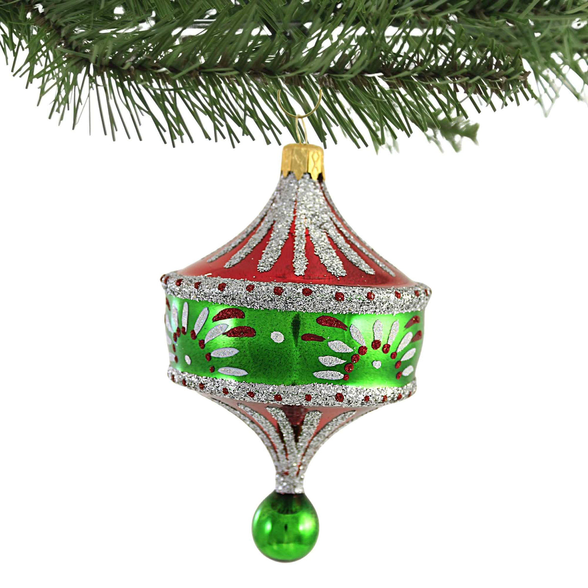 Sbk Gifts Holiday Green And Red Pendant Drop - - SBKGifts.com