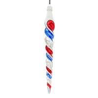 (55492) Sbk Gifts Holiday Red White Blue Twist, 8.00 Inch, Ornament4th July Patriotic Sbk221021