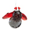 (55582) Crystal Expressions Love Ladybug Ornament, 1.50 Inch, Valentine's Day Hearts Acryv85