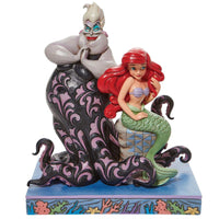 (55640) Jim Shore Wicked & Wishful, 9.00 Inch, Ariel & Ursula 6010094