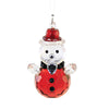 (55656) Crystal Expressions Santa Acrylic Ornament, 3.00 Inch, Jolly St Nick Chistmas Acryx171