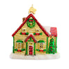 (55737) Old World Christmas Christmas Cottage, 3.50 Inch, Home House Ornament 20132