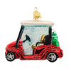 (55738) Old World Christmas Golf Cart, 3.25 Inch, Sports Transportation Ornament 46108