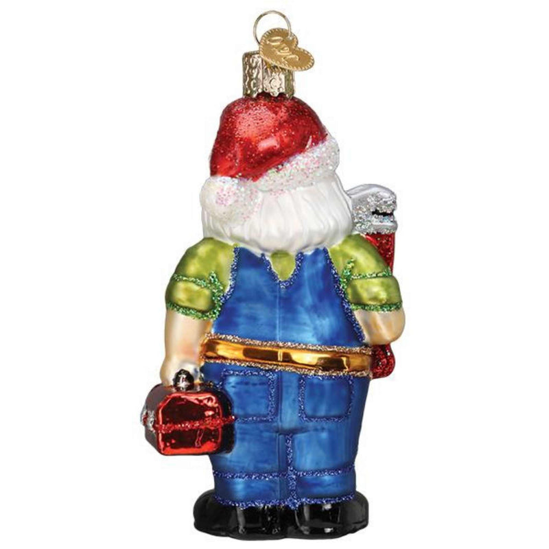 Old World Christmas Handyman Santa - - SBKGifts.com