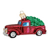 (55743) Old World Christmas Old Truck With Tree, 2.25 Inch, Pick-Up Trusty 46029