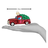 Old World Christmas Old Truck With Tree - - SBKGifts.com