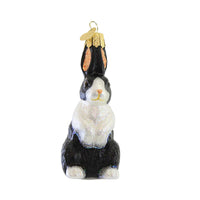 (55752) Old World Christmas Dutch Rabbit, 3.75 Inch, Ornament Bunny Pet 12636.